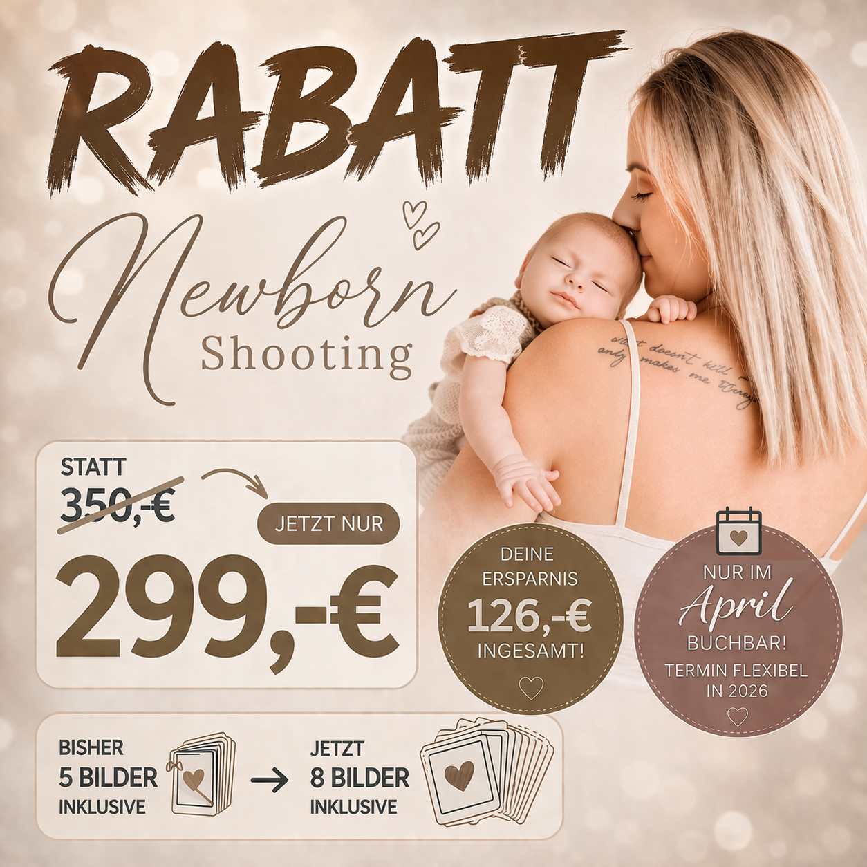 Rabatt Babyshooting